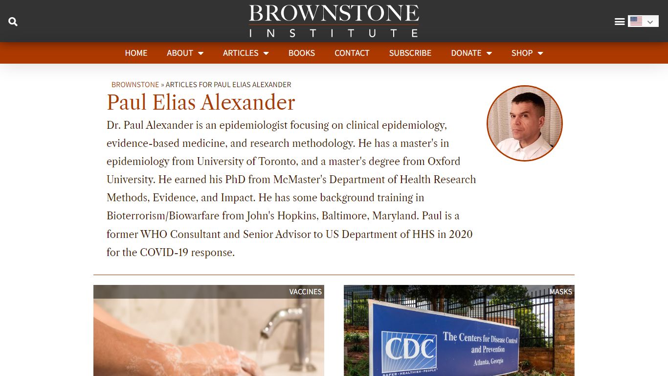 Paul Elias Alexander, Author at Brownstone Institute